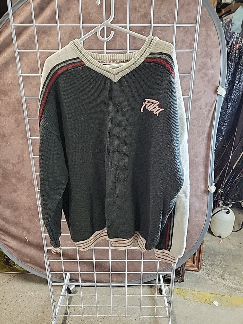 Vintage 90s FUBU Sweater Men's L